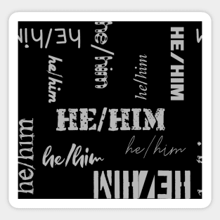 All-Over Pronouns: He/Him Sticker